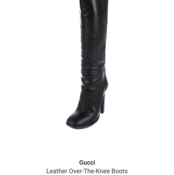 GUCCI boots over-the-knee real Leather 🥰 - Picture 3 of 5